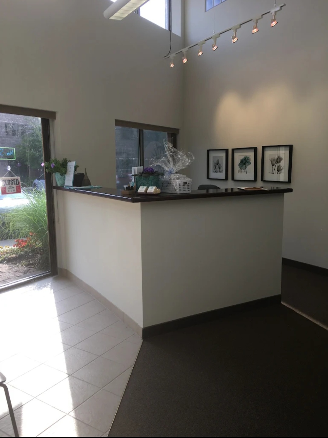 Healica Massage Therapy reception area